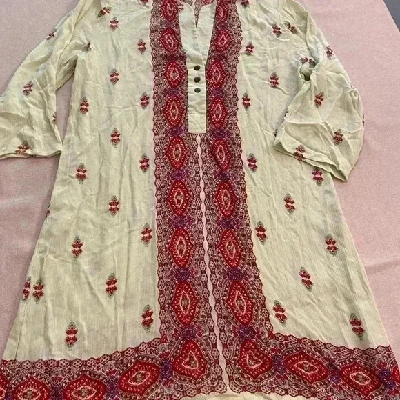 Anthropologie Women's Raga Boho Tunic Dress  viscose NEW size medium - Picture 6 of 14